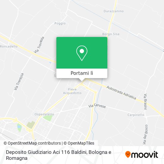 Mappa Deposito Giudiziario Aci 116 Baldini