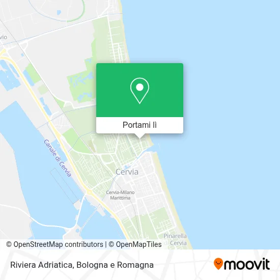 Mappa Riviera Adriatica