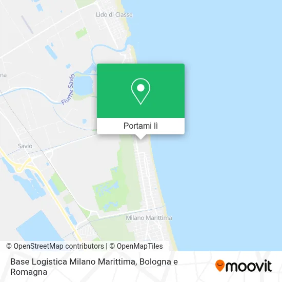 Mappa Base Logistica Milano Marittima