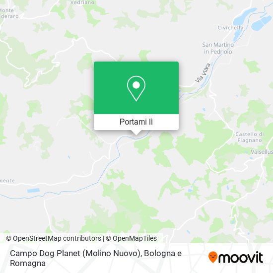 Mappa Campo Dog Planet (Molino Nuovo)