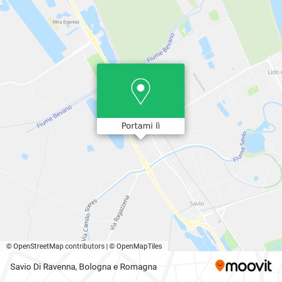 Mappa Savio Di Ravenna