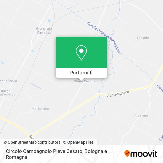 Mappa Circolo Campagnolo Pieve Cesato