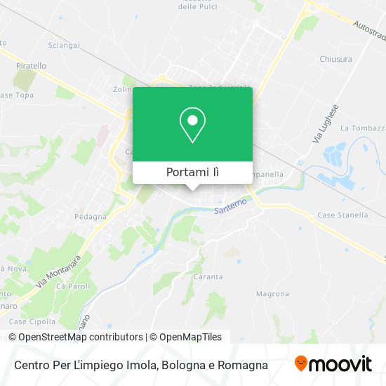 Mappa Centro Per L'impiego Imola