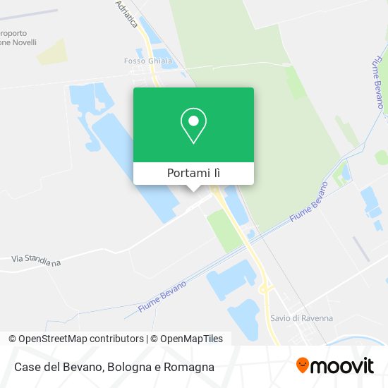 Mappa Case del Bevano