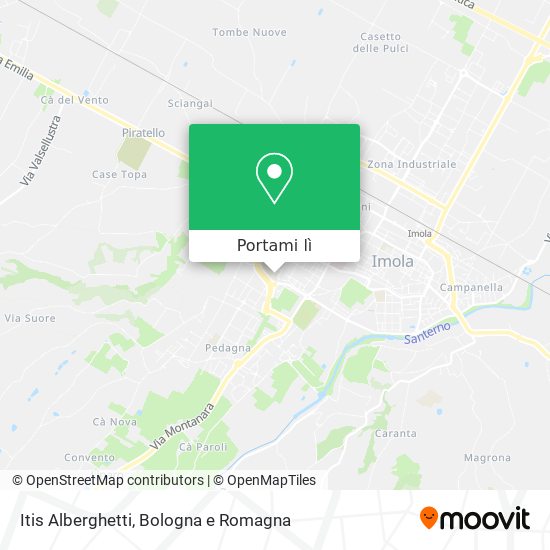 Mappa Itis Alberghetti
