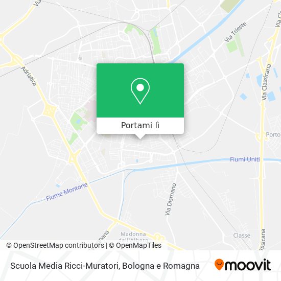 Mappa Scuola Media Ricci-Muratori