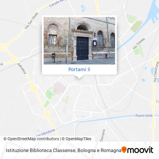 Mappa Istituzione Biblioteca Classense