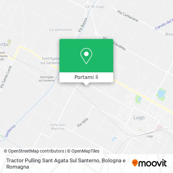 Mappa Tractor Pulling Sant Agata Sul Santerno