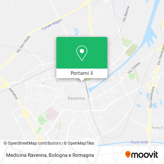 Mappa Medicina Ravenna