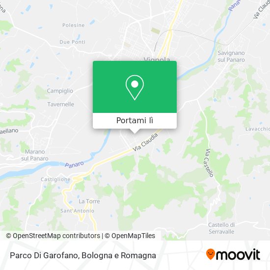 Mappa Parco Di Garofano