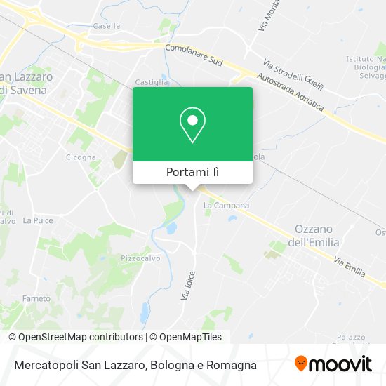 Mappa Mercatopoli San Lazzaro