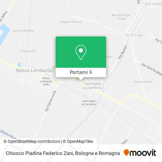 Mappa Chiosco Piadina Federico Zani