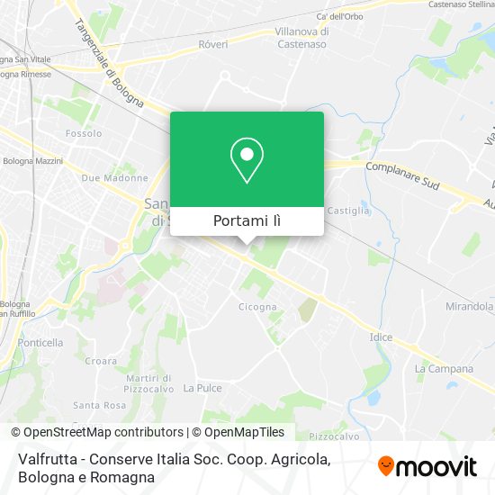 Mappa Valfrutta - Conserve Italia Soc. Coop. Agricola