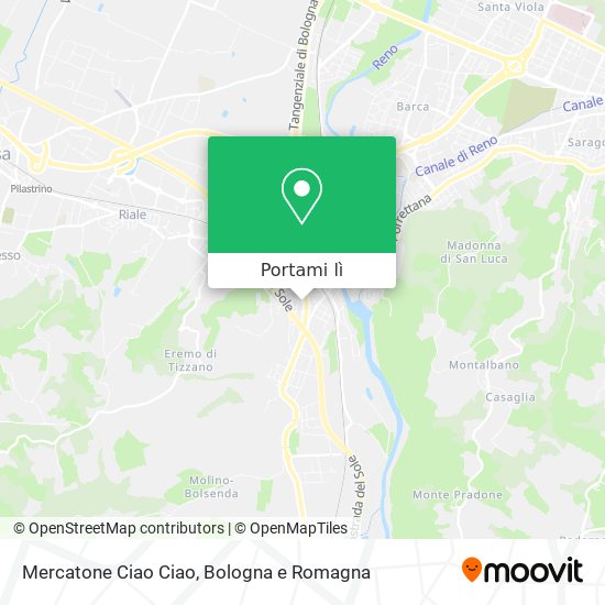 Mappa Mercatone Ciao Ciao