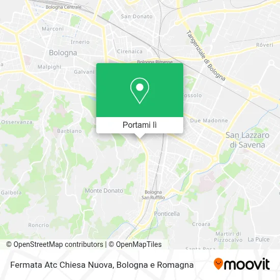 Mappa Fermata Atc Chiesa Nuova