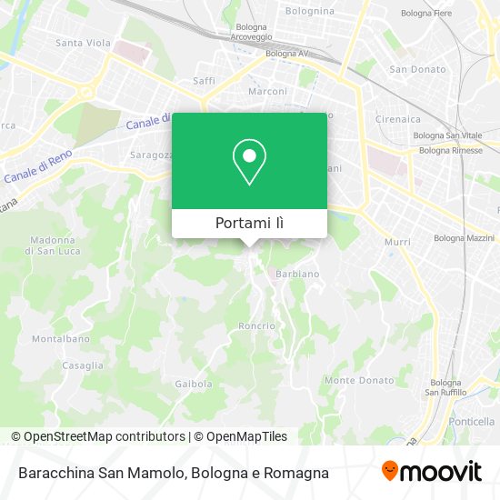 Mappa Baracchina San Mamolo