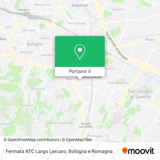 Mappa Fermata ATC Largo Lercaro