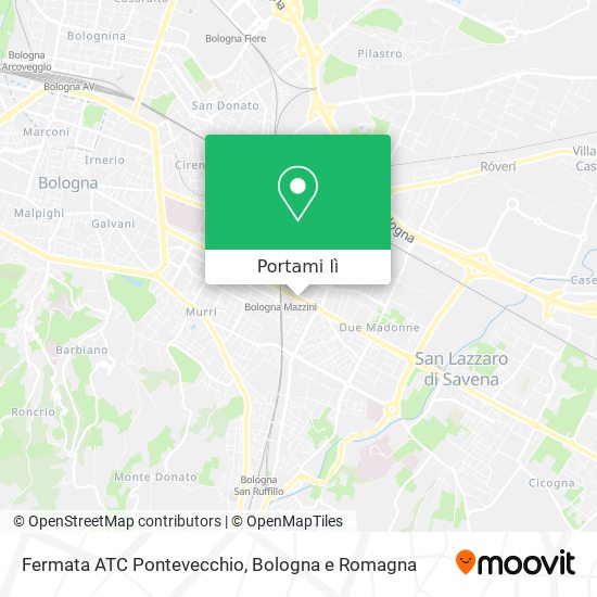 Mappa Fermata ATC Pontevecchio