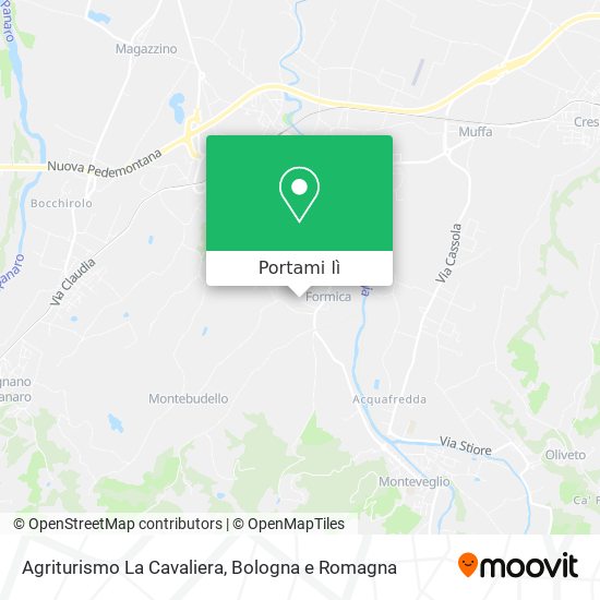 Mappa Agriturismo La Cavaliera