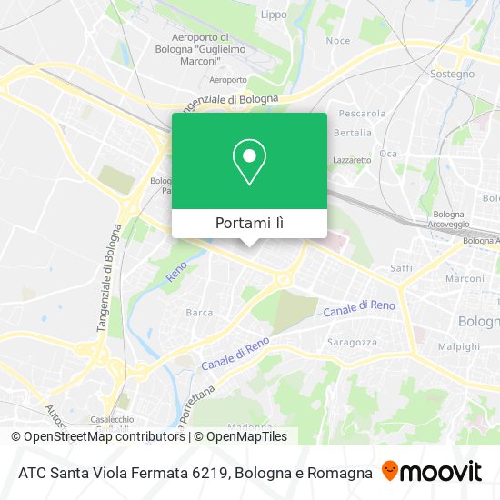 Mappa ATC Santa Viola Fermata 6219