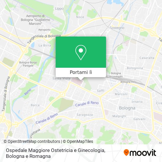 Mappa Ospedale Maggiore Ostetricia e Ginecologia