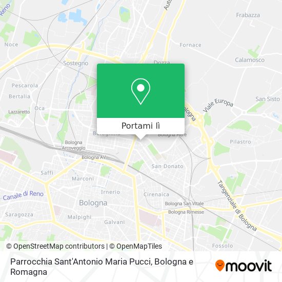 Mappa Parrocchia Sant'Antonio Maria Pucci
