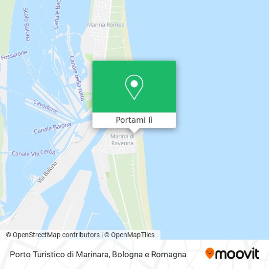 Mappa Porto Turistico di Marinara