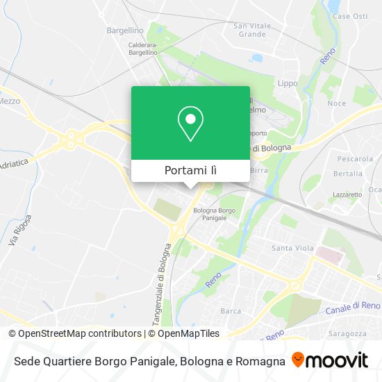 Mappa Sede Quartiere Borgo Panigale