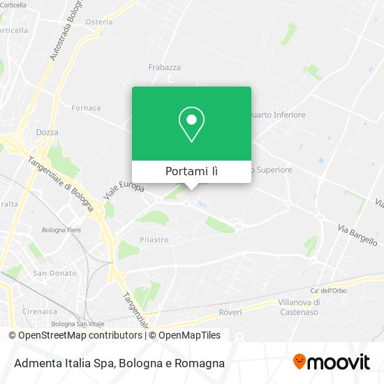 Mappa Admenta Italia Spa