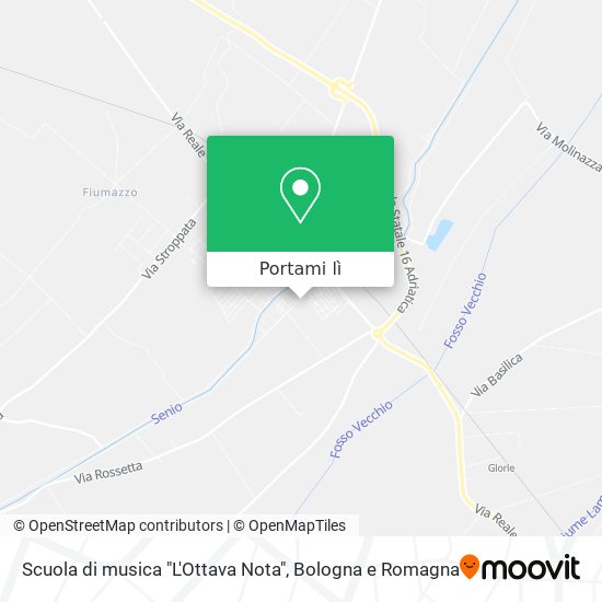 Mappa Scuola di musica "L'Ottava Nota"