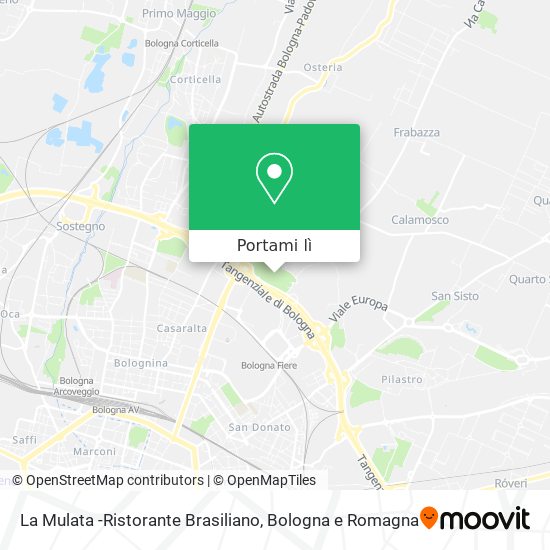 Mappa La Mulata -Ristorante Brasiliano