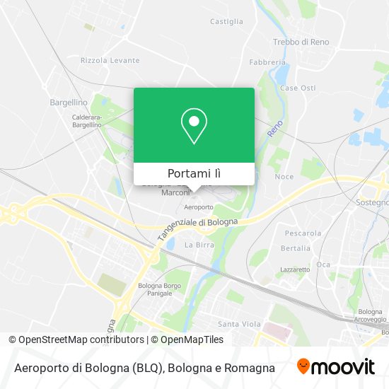 Mappa Aeroporto di Bologna (BLQ)