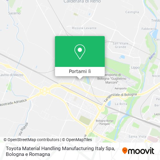 Mappa Toyota Material Handling Manufacturing Italy Spa