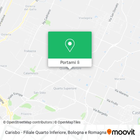Mappa Carisbo -  Filiale Quarto Inferiore
