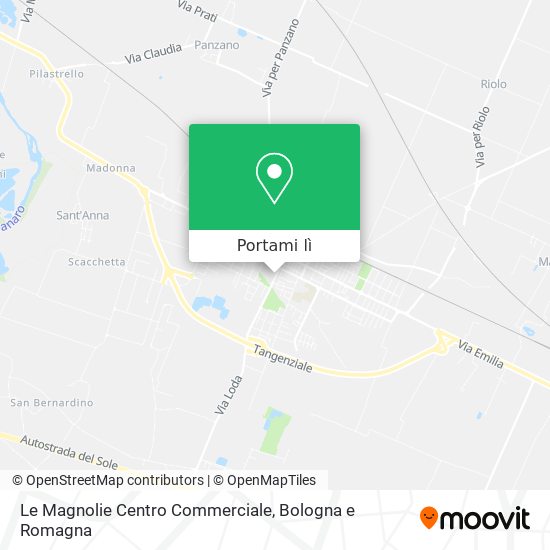 Mappa Le Magnolie Centro Commerciale
