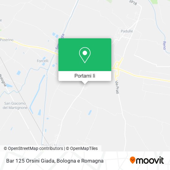 Mappa Bar 125 Orsini Giada