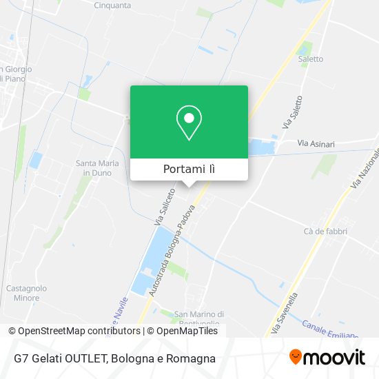 Mappa G7 Gelati OUTLET