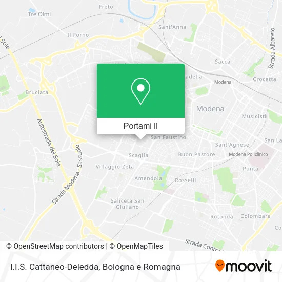 Mappa I.I.S. Cattaneo-Deledda