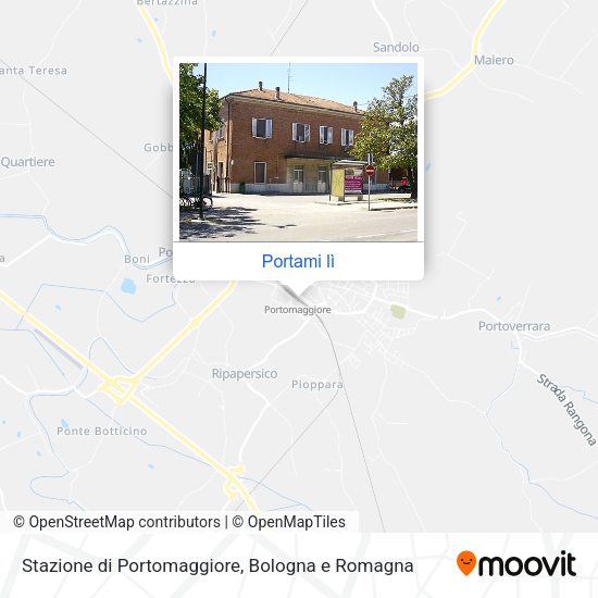 Mappa Stazione di Portomaggiore