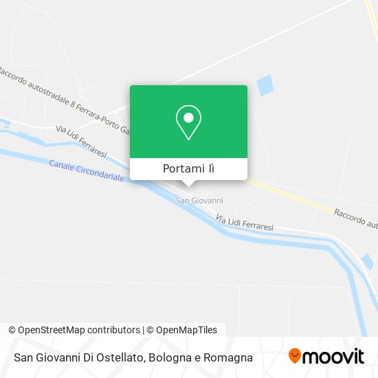 Mappa San Giovanni Di Ostellato