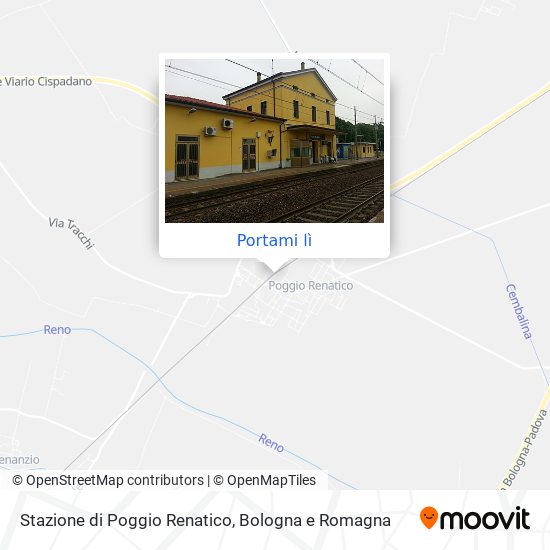 Mappa Stazione di Poggio Renatico