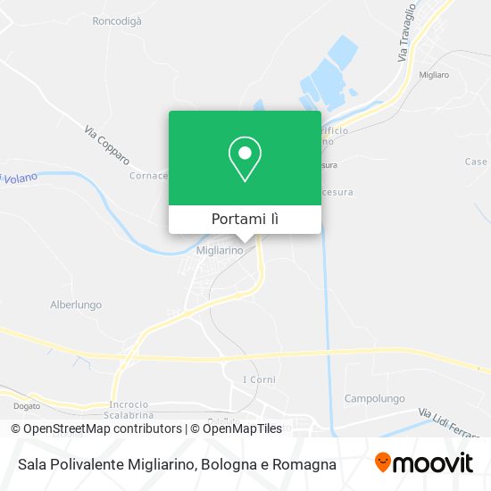 Mappa Sala Polivalente Migliarino