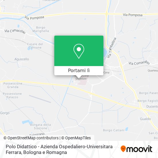 Mappa Polo Didattico - Azienda Ospedaliero-Universitara Ferrara