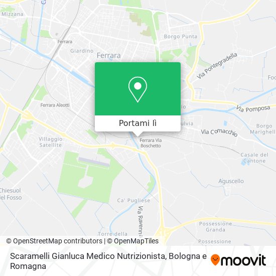 Mappa Scaramelli Gianluca Medico Nutrizionista