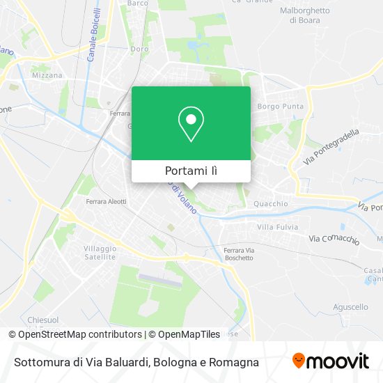 Mappa Sottomura di Via Baluardi
