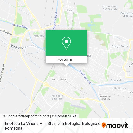 Mappa Enoteca La Vineria Vini Sfusi e in Bottiglia
