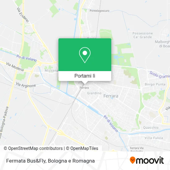 Mappa Fermata Bus&Fly