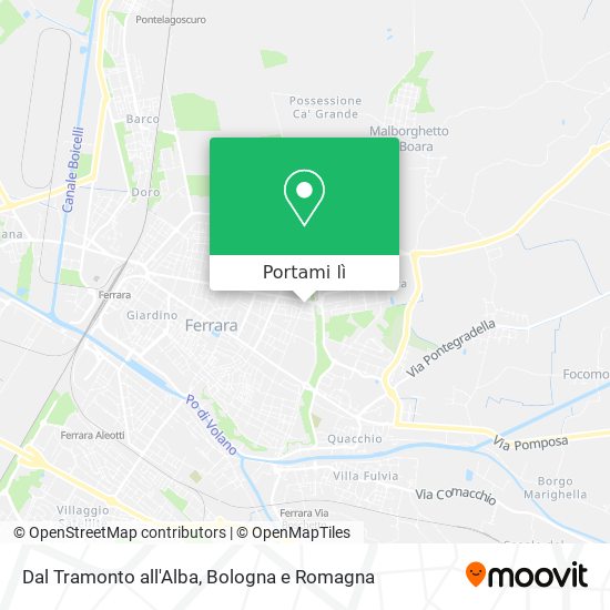 Mappa Dal Tramonto all'Alba