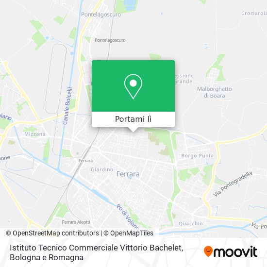 Mappa Istituto Tecnico Commerciale Vittorio Bachelet