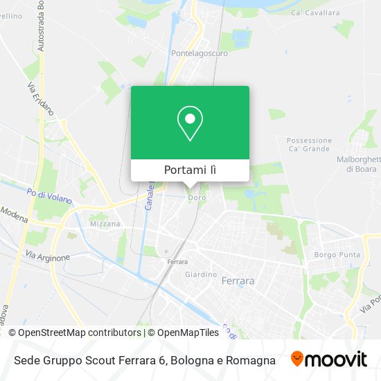 Mappa Sede Gruppo Scout Ferrara 6